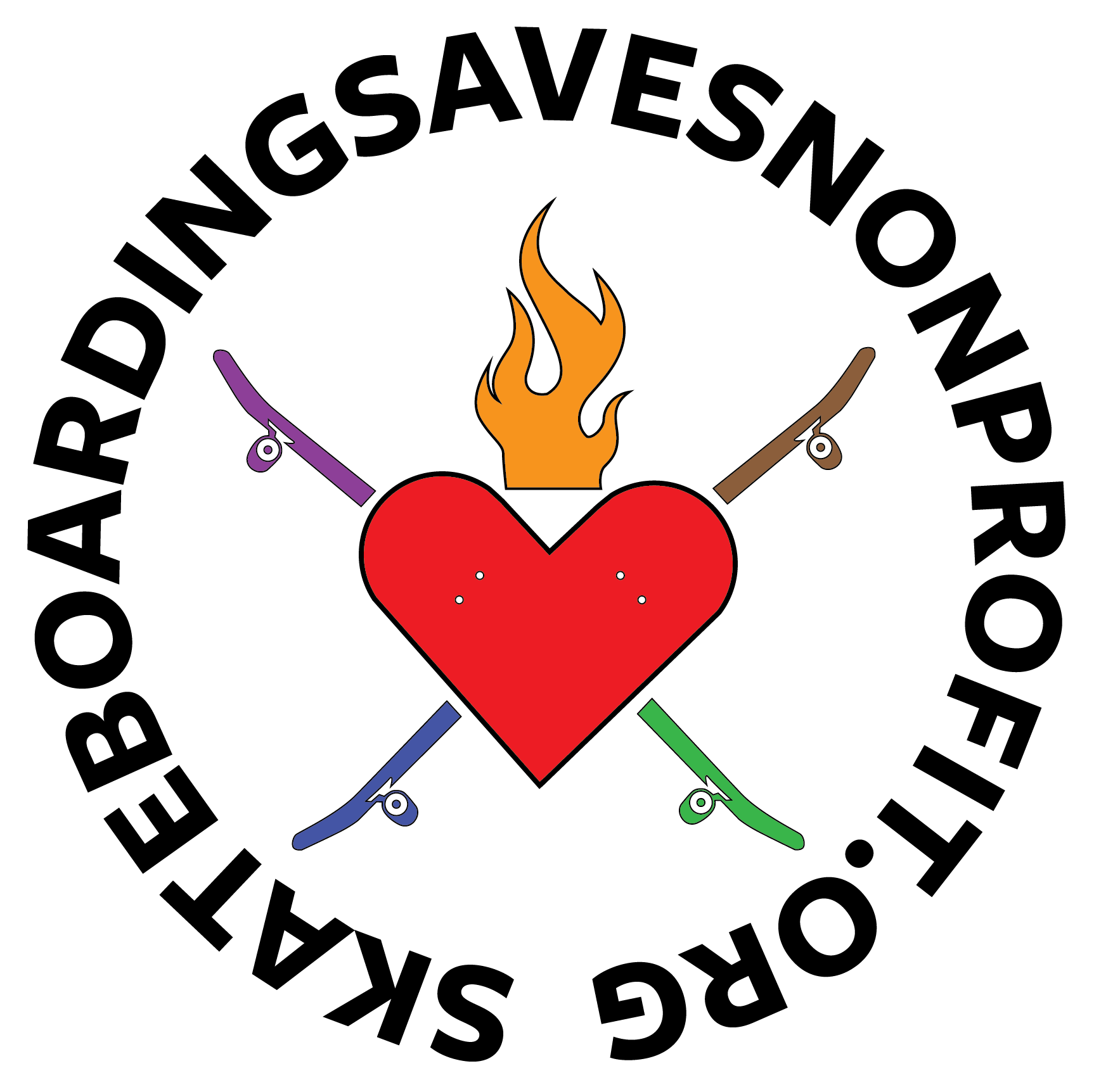 Skateboarding Saves logo